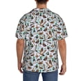 thumbnail image 3 of Kdxio Men's Hawaiian Shirt for Men Short Sleeve Shirt Mallard Ducks Wild Birds1 Summer Casual Holiday Beach Button Down T-Shirts, 3 of 5