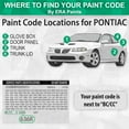 ERA Paints WA303M Platinum Silver Metallic for PONTIAC Exact Match