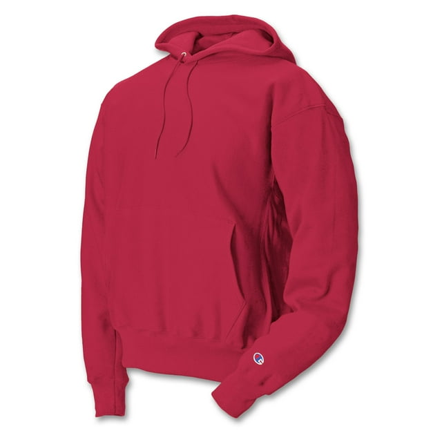 Champion Chandail à Capuchon en Molleton Reverse Weave pour Hommes, P, Écarlate