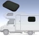 thumbnail image 5 of Ventana Fija De SemMe RV, Marco De Aluminio Con Vidrio Templado Negro Negro, Diseño De Esquina Redonda,, 5 of 7