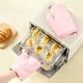 thumbnail image 1 of Gloves de Escaldado Silicona, Mangueras de Aluminio, Aislamiento Térmico, Resistentes al Calor, para Hornos Micrómetros, Cocción de Alimentos, Calentamiento Rápido, Superficie Antiadherente,, 1 of 9