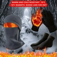 thumbnail image 6 of RimdGhov Ski Mask and Gloves Set, 3-in-1 Winter Windproof Mask with Warm Knitted Balaclava, Touchscreen Gloves & Thermal Socks, Unisex 3-Piece Warm Set for Outdoor, 6 of 7