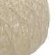 thumbnail image 3 of Pantalla de luz colgante tejida a mano, pantalla de lámpara de , jaula de lámpara, rústica, pantalla de ratán colgante para casa de té, bar, , Blanco Sunnimix  Pantalla Bola Tejida, 3 of 8