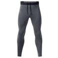 thumbnail image 5 of ZVNAΖH Men's Active Yoga Leggings Pants Drawstring Quick-Drying Compression Pants for Outdoor Athletics, 5 of 7