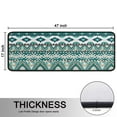thumbnail image 5 of Kitchen Rugs Sets Of 2,Teal Geometric Boho Pattern Anti Fatigue Kitchen Mat Rugs Non Slip Washable,Decorative Kitchen Floor Mats for Kitchen,Sink,Laundry,17"x47"+17"x47", 5 of 5