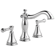 Delta Cassidy Two-Handle Widespread Bathroom Faucet - 3597LF-MPU - Chrome