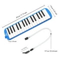 thumbnail image 6 of EASTROCK 32 Keys Melodica Air Piano Keyboard with Oxford Bag & Double Tubes Mouthpiece for Beginners,Blue, 6 of 6