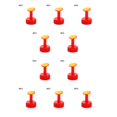thumbnail image 1 of Ounissouiy Boquilla de regadera de 3 piezas, rociador de plástico, botella rociadora de agua, tapa de cabeza, herramienta de riego de jardinería Rojo 10piezas Ounissouiy CBP259327, 1 of 6
