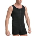 thumbnail image 6 of Men's Hot Sweat Body Shaper Tank Top Tummy Fat Burner Slimming Sauna Vest Weight Loss Shapewear Neoprene Girdle, 6 of 6