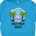 thumbnail image 3 of Inktastic Summer Vacation in West Palm Beach Toddler Hoodie, 3 of 4