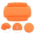 thumbnail image 2 of Unique Bargains 1 Pc Double Row Suction Cups Bath Pillow for Head and Neck Orange, 2 of 6