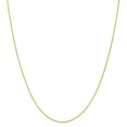 thumbnail image 2 of 10K Yellow Gold 0.6mm Round Wheat Chain with Lobster Clasp - 18 Inch, 2 of 6