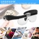 thumbnail image 5 of Auriculares de aumento 5X con lupa de luz LED, lupa de lupa de joyería montada en la cabeza c Carevas Lupas, 5 of 7
