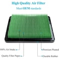 thumbnail image 4 of TAPDRA GC135 GCV135 GC160 GCV160 GX100 Engine Lawn Mower Air Filter 5 Pack Metal Frame Rubber Filter Paper, 4 of 5