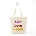 thumbnail image 6 of CafePress - Live Love Laugh Tote Bag - Unisex Canvas Tote Bag, Beige, 1-Piece, 6 of 7