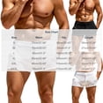 thumbnail image 3 of Wovilon Men's Drawstring Summer Shorts with Pockets, Casual Lounge Athletic Bottoms, Lightweight Breathable Workout Shorts for Gym Training and Daily Wear, 3 of 5