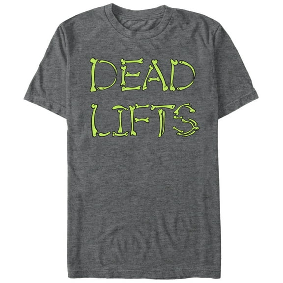 Men's CHIN UP Dead Lifts  Graphic Tee Charcoal Heather Small