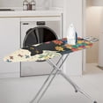 thumbnail image 2 of HELLHERO Soft Fabric Ironing Board Cover Easy to Install Elastic Edge Protection Covers Ironing Board Covers for Homes Cat Floral Pattern, 2 of 5