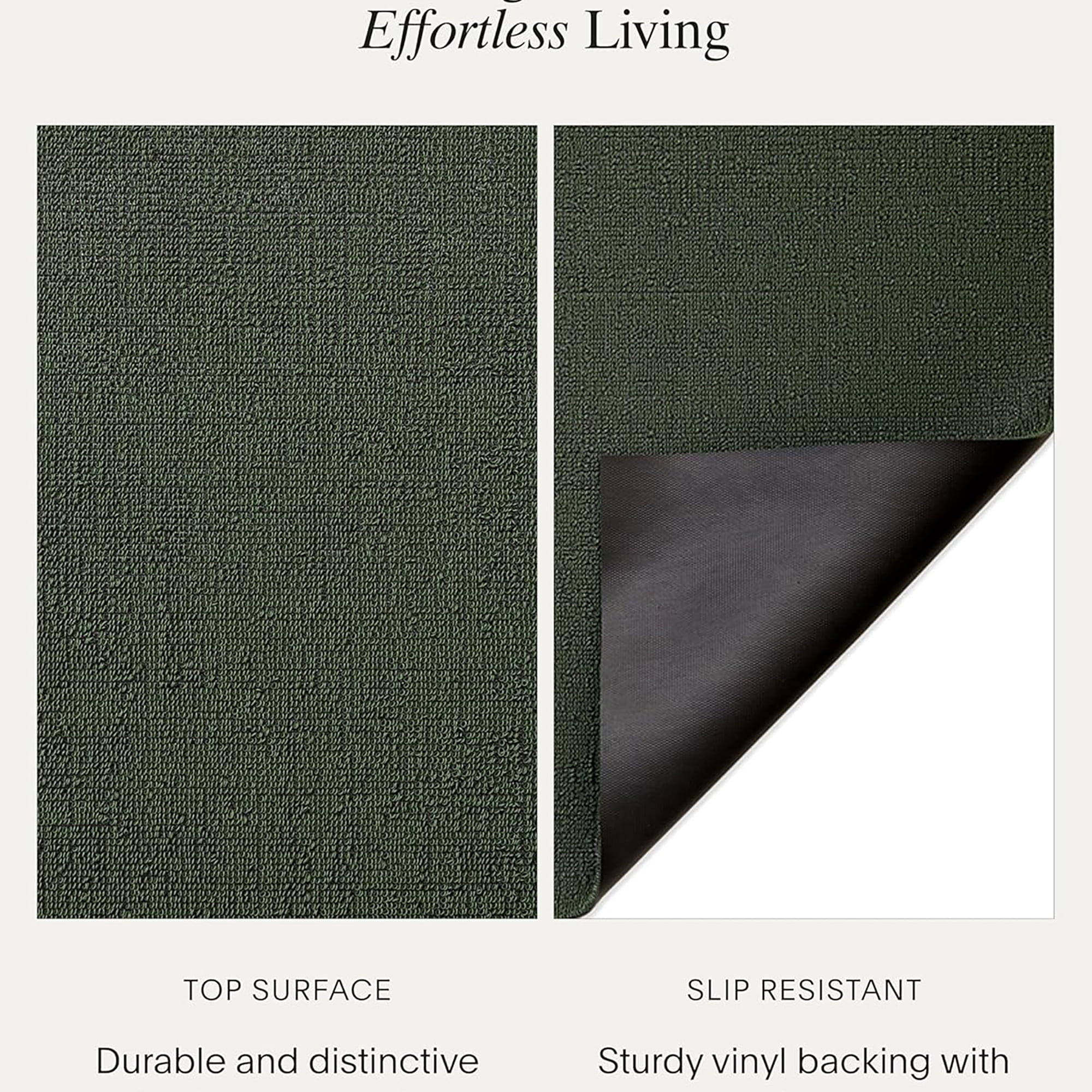 Chilewich 24 in. W X 36 in. L Green Solid Vinyl Utility Mat