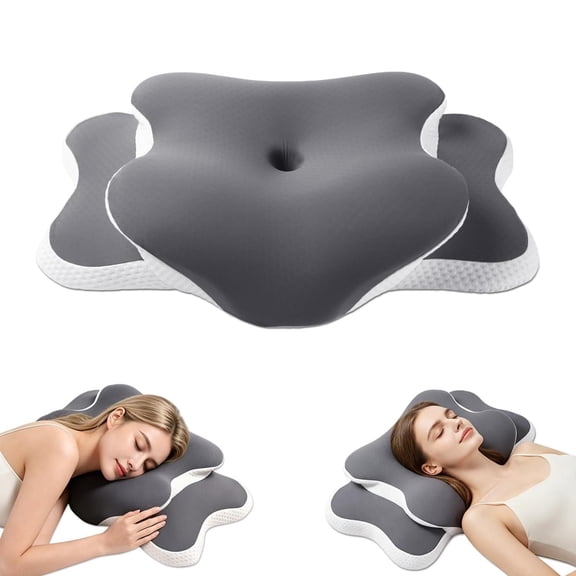 Memory Neck Pillow, Orthopedic Memory Foam with Ergonomic Neck Support, Cervical Support