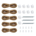 thumbnail image 2 of de reparación de sombra plisada para RV, de reparación artesanal, bujes de cable ligeros, accesorios de reparación de cables de repuesto para sombra plisada de día y noche Marrón DYNWAVEMX Persianas para vehículos recreativos, 2 of 8