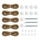 thumbnail image 1 of Kit de reparación de persianas plisadas para vehículos recreativos, cables de repuesto, resortes y bujes de cable fáciles de usar Marrón, 1 of 9