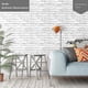 thumbnail image 2 of 45600cm Gray White 3D Brick Contact Paper Self Adhesive Stick and Peel Off Paper Stick Brick Paper Wallpaper, 2 of 4