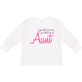 thumbnail image 3 of Inktastic Cute Aunt Boys or Girls Long Sleeve Toddler T-Shirt, 3 of 5