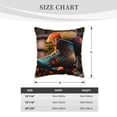 thumbnail image 2 of KLL Classic Floral Blue Skate Shoes Decorative Throw Pillow Covers Velvet Soft for Couch Sofa Bedroom Living Room Outdoor (No pillow core)- 16"x16", 2 of 5