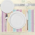 thumbnail image 3 of Ambesonne Colorful Place Mats Set of 4, Half Toned Polka Dots, Standard Size, Multicolor, 3 of 6
