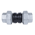 thumbnail image 1 of Herco Twin Sphere Neoprene Rubber Expansion Joint Union x Union 1/2" (DN15), 1 of 4