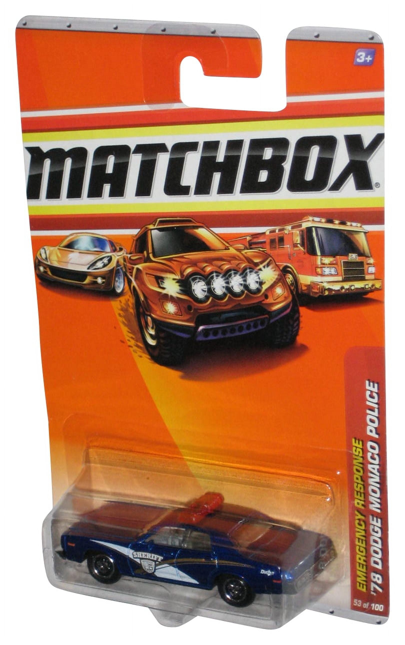 Matchbox 1978 Dodge Monaco Police Car – 1:64 Scale Diecast Vehicle (Blue) - View #3