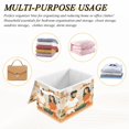 thumbnail image 7 of 16.5x12.6x11.8in Foldable Flip-Top Storage Bin, Dustproof Magic Tape Closure, Ideal for Home & Toy Organization,Couple, 7 of 7