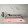 thumbnail image 3 of Ahgly Company Indoor Square Solid Red Modern Area Rugs, 6' Square, 3 of 4
