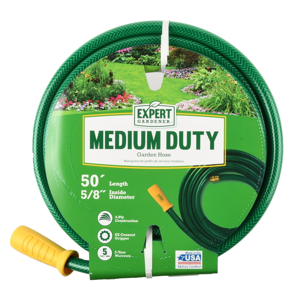 Expert Gardener Medium Duty 5/8" x 50' Garden Hose