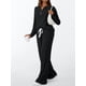 thumbnail image 4 of Conjuntos de Dos Piezas para Mujer, Suéter de Cuello Henley de Otoño, Chándal A Juego, Pijamas Cómodos con Bolsillos Negro L, 4 of 7