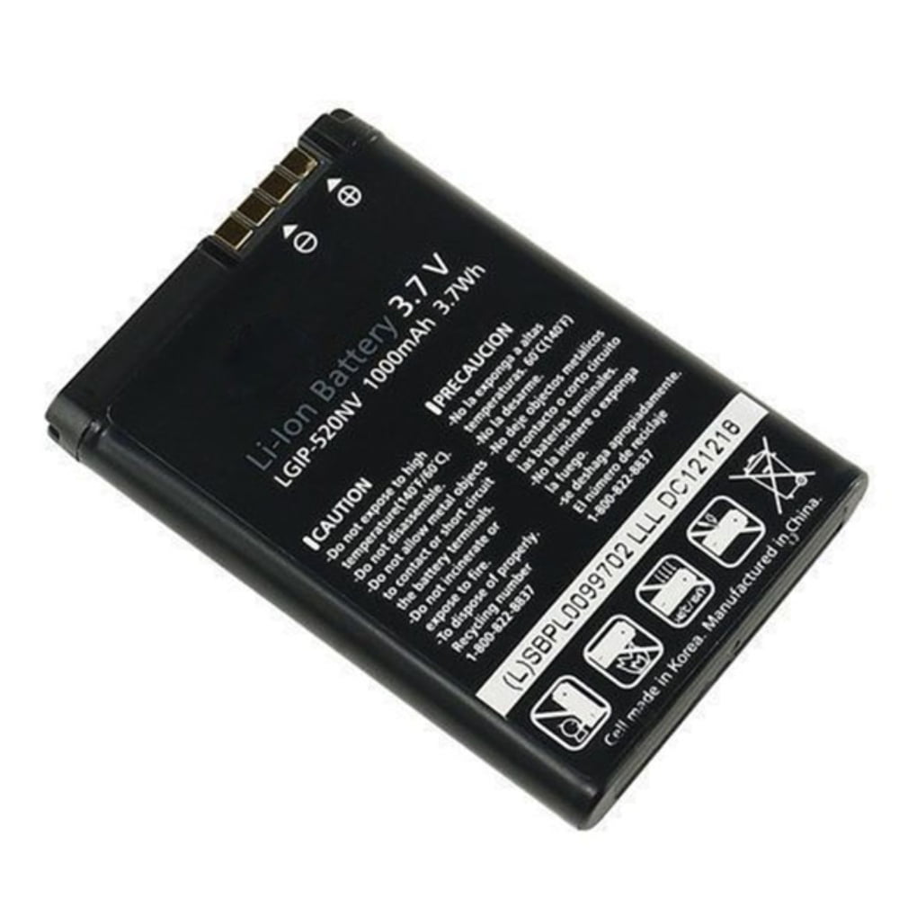 Replacement Battery For LG VN150 Mobile Phones LGIP520NV (1000mAh, 3