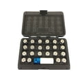 thumbnail image 3 of TMAX 23 pc Wheel Lock Lugnut Anti-Theft Lug Nut Screw Removal Key Socket Set for Vw Audi with 1/2 Inch Socket Adapter, 3 of 4