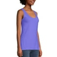 thumbnail image 2 of Hanes Womens Scoop Neck Tank Top, Petal Purple, X-Large, 2 of 4