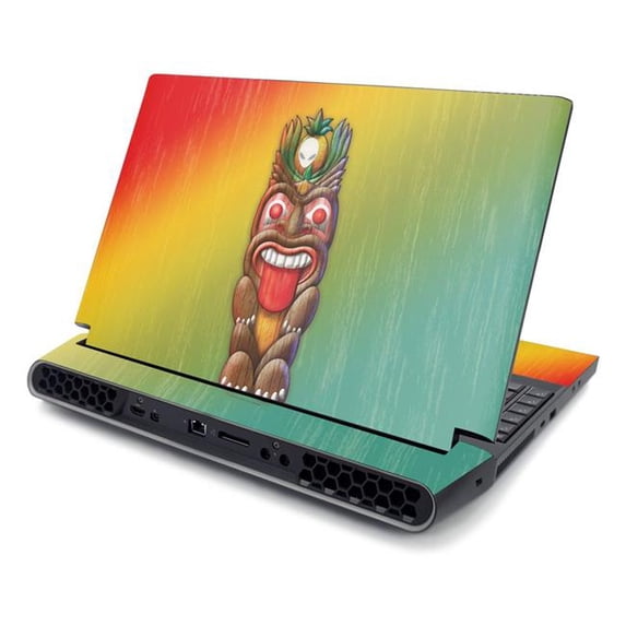 Skin Decal Wrap Compatible With Alienware AREA-51M R2 (2020) Sticker Design Tiki Man