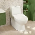 thumbnail image 5 of eclife Elongated Ceramic One-Piece Toilet, 1.6 GPF Dual Siphon Flush for Bathroom or RV, 5 of 11