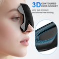 thumbnail image 3 of Máscara para dormir burfocus Zero Eye Pressure 3D con bloqueo de luz, 3 of 7