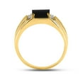 thumbnail image 2 of 10k Yellow Gold Men's Ring with Diamond and Black Onyx Solitaire - Size 10, 2 of 4