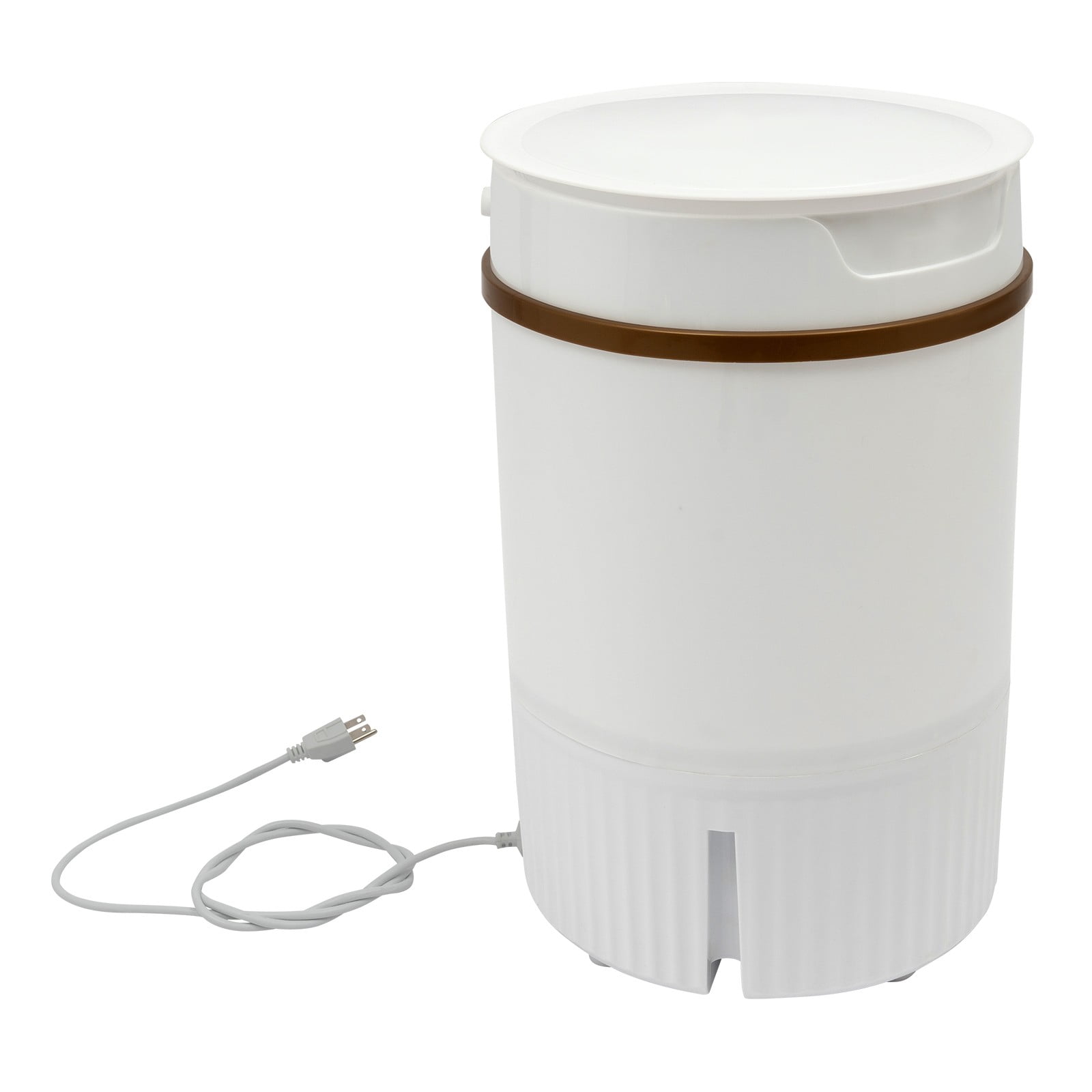 Washing Machine, 1.19 Gal Small Mini Washer with Blue Light, 260W High Efficiency Spin Dryer, Durable PP Construction, for Baby Clothes Socks