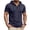 c01Blue, variant on USNSM Men's Casual Fashion Short Sleeve Hoodie Pullover with Buttons and Drawstring Soft Muscle Fit Athletic Workout Top Blue XL