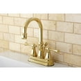 thumbnail image 2 of Kingston Brass KS2612BL 4 in. Centerset Bathroom Faucet, Polished Brass, 2 of 3