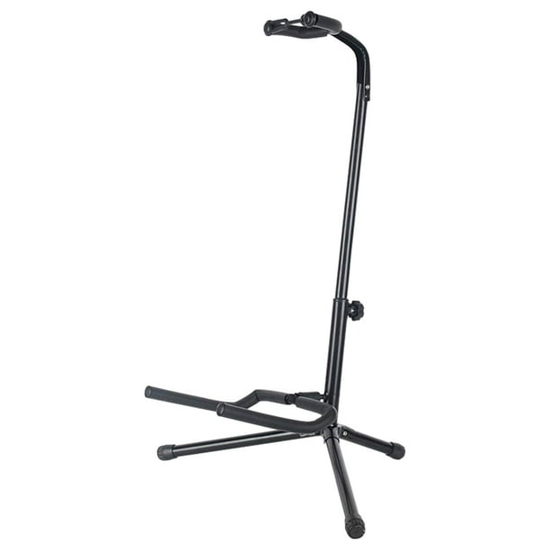 Soporte para guitarra, soporte para ukelele de suelo, pies de goma antideslizantes plegables, soporte para suelo acústico eléctrico de Metal ajustable