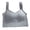 Blue, variant on Opvise Wireless Push-Up Bra Natural Lift Seamless Vest Type Thin Elastic Straps Full Coverage Bra Great Support Bra Everyday Wear Underwear Black