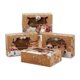 thumbnail image 1 of Inteprter Caja de regalo de Navidad portátil de papel Kraft, 4 Uds., caja de regalo para fiestas, caja de embalaje de dulces, cajas de galletas, Kits de decoración para fiestas, 1 of 6
