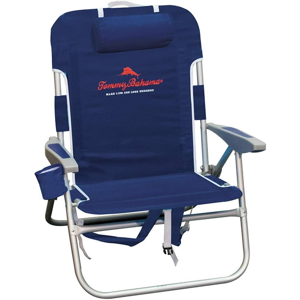 Tommy Bahama Big Boy 4 Position Folding 13 High Seat Backpack Beach Or Camping Chair Navy Walmart Com Tommy Bahama Big Boy 4 Position Folding 13 High Seat Backpack Beach Or Camping Chair Navy Walmart Com